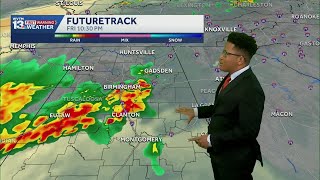 Alabama Weather Forecast: Tracking weekend severe threat plus more storms coming Monday and Tuesday!