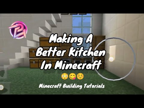 Creating Kitchen in Minecraft - Building Tutorial