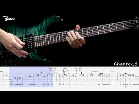 Joe Satriani - Ten Words Guitar Lesson With Tab (Slow Tempo)