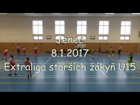 2017 0108 Basket U15 Extraliga U15 HB Basket Praha - Studánka Pardubice