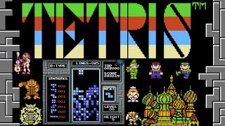 NES Game: Tetris (1989 Nintendo)
