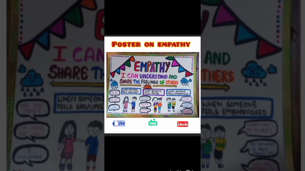 poster on empathy 😄 #class please like share and subscribe it 😊