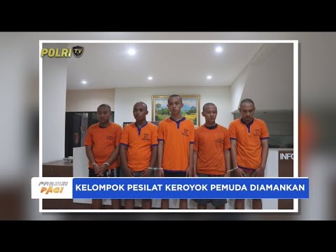 KELOMPOK SILAT KEROYOK PEMUDA DITANGKAP POLRES GRESIK