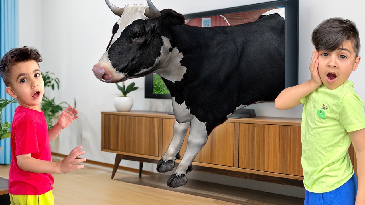 Farm Animals for KIDS | Fun & Educational Video | Learn Animal Names & Sounds with Soren & Nikan