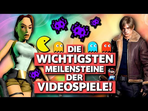 Die GESCHICHTE der VIDEOSPIELE: Von Pong bis KI 👾