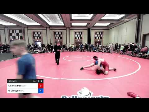 165 Lbs Rr Rnd 3 - Panagiotis Christakos, South Side Wrestling Club Vs Muhammadjon Obruyev, New Yo