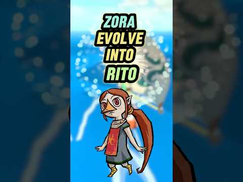 Why Did the Zora Evolve Into the Rito? #zelda #windwaker #nintendo #zeldatheory