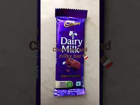 Cadbury Dairy Milk 24 gram (Rs -20) and milky bar 24.5 (Rs- 20) . 🍫🍫