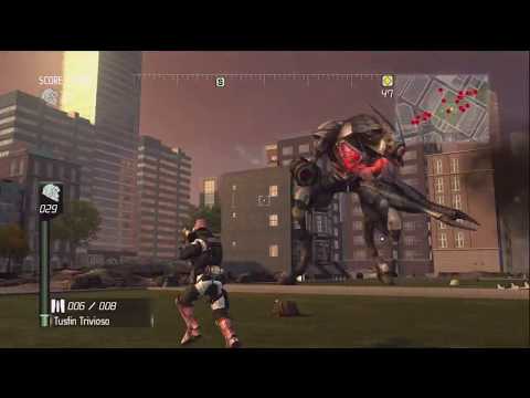 Earth Defense Force Insect Armageddon Survival Mode Wave 5 Round Gameplay
