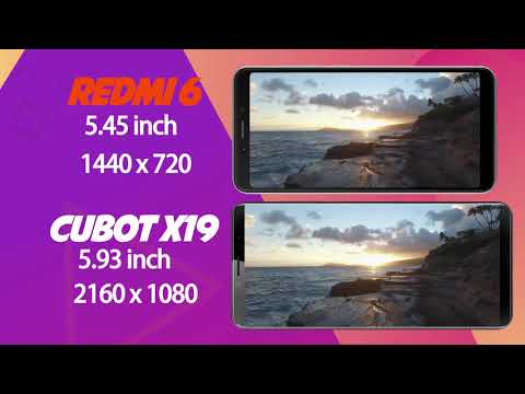 Cubot X19 VS Xiaomi Redmi 6