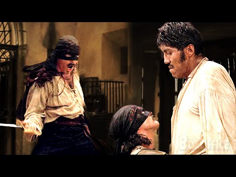 Zorro fights 25 guards and a giant | The Mask of Zorro | CLIP