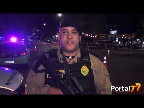 Polícia Militar reforça fiscalização de trânsito e fecha estabelecimentos irregulares em Palotina
