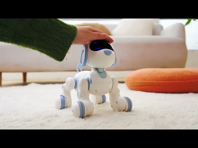 Vídeo relacionado con Robot de control remoto para perros, robots para niños, juguete inteligente y bailando, imita animales Mini robot de perro mascota..