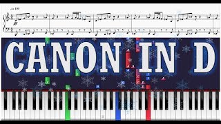 Happy Holidays! (Canon in D - Trans-Siberian Orchestra Version) - Piano Tutorial w/ Sheets