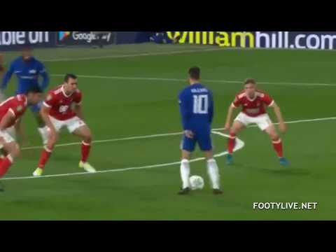 Michy Batshuayi Goal  Chelsea vs Nottingham 2-0 Carabao Cup 2017