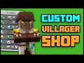 CUSTOM VILLAGER SHOPS And TRADES Maker In Minecraft Datapack