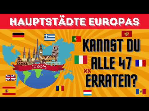 Teste dein Wissen über Europa: Hauptstädte-Quiz!