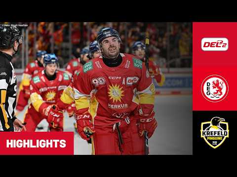 DEL2: Düsseldorfer EG vs. Krefeld Pinguine | Highlights
