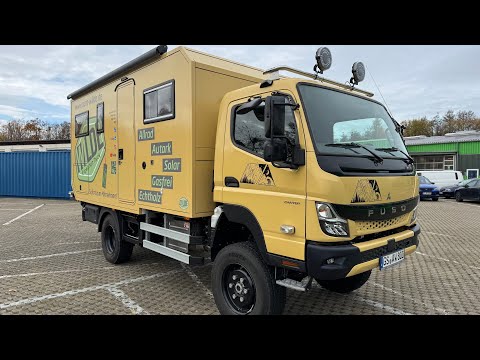 Fuso Canter 4x4 Allrad Fernreisemobil jetzt mit LED Fernscheinwerfern 194.750 €