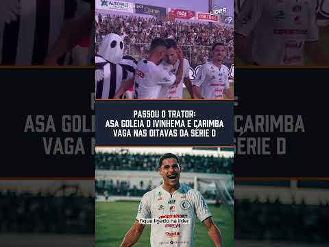 PASSOU O TRATOR: ASA goleia o Ivinhema e carimba vaga nas oitavas da Série D