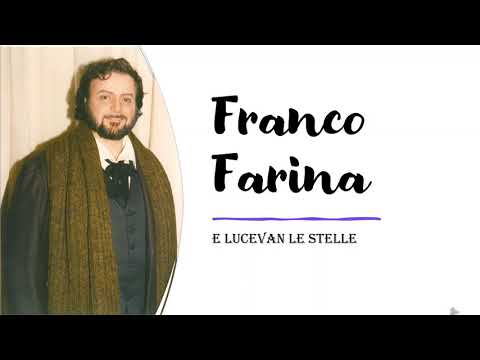 Franco Farina  E lucevan le stelle