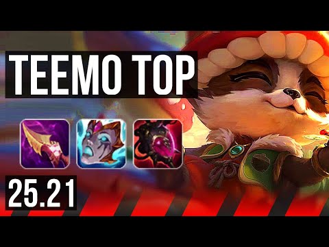 TEEMO vs VOLIBEAR (TOP) | Rank 7 Teemo, 1700+ games, 7/2/10 | EUW Grandmaster | 25.21