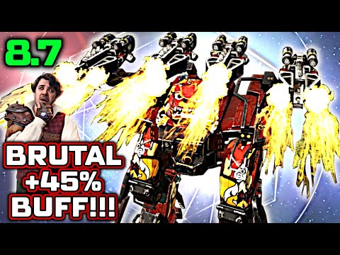The INCINERATOR Weapon Is Totally Broken Now! w/ 45% Damage BUFF | War Robots MK3 Gameplay WR