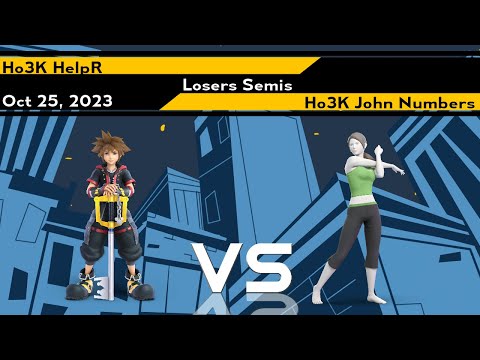 Xeno315 Losers Semis - HelpR (Sora) vs John Numbers (Wii Fit Trainer) - Smash Ultimate