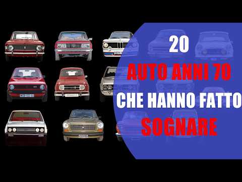 20 Auto anni 70 che hanno fatto sognare