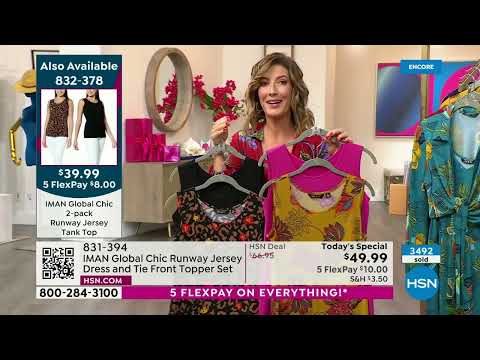 HSN | Iman Global Chic Fashions Celebration 07.30.2023 - 03 AM
