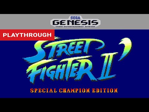Street Fighter II': Special Champion Edition (Sega Genesis) Playthrough [HD] | RetroGameUp
