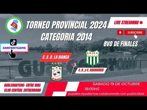 PROVINCIAL DE ENTRE RIOS CAT. 2014 - LA BIANCA vs D. C. ARANGUREN | 8vos de finales|