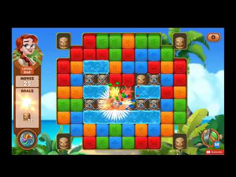 Lost Island Blast Adventure Level 846 NO BOOSTERS - A S GAMING