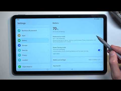 How to Enable Power Saving Mode on HUAWEI MATEPAD 10.4 (2022) - Battery Saver