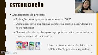 Vídeo 1   Métodos de conservação de alimentos   esterilização, apertização, desidratação, e refriger