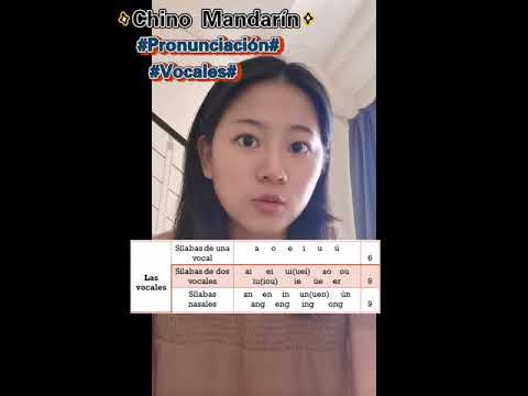 Un minuto aprender chino mandarín - Vocales y Pronunciación