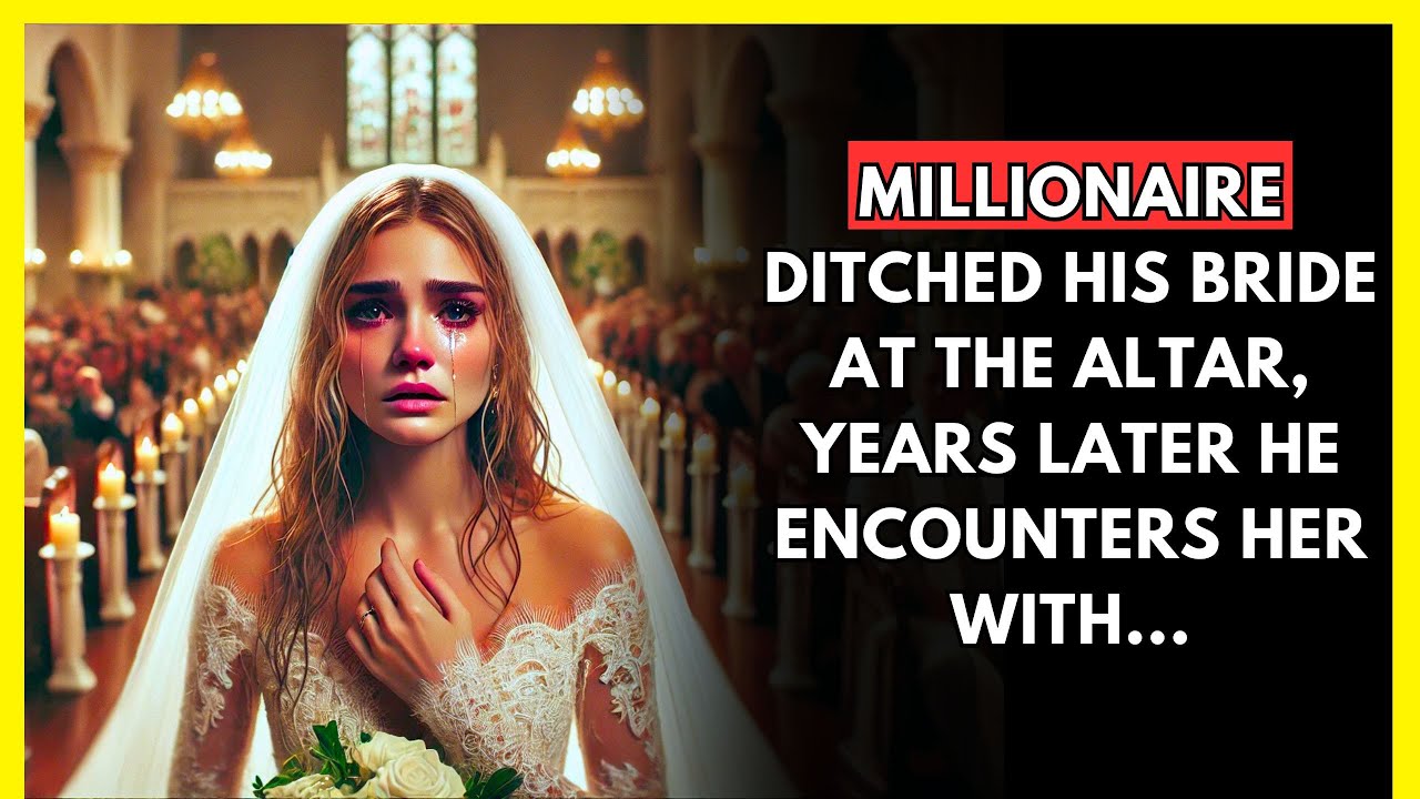 MILLIONAIRE ABANDONED HIS FIANCÉE AT THE ALTAR, YEARS LATER HE SEES HER WITH...