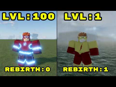 First Rebirth in Flashpoint Worlds Collide Roblox – Starting Over from Level 1!