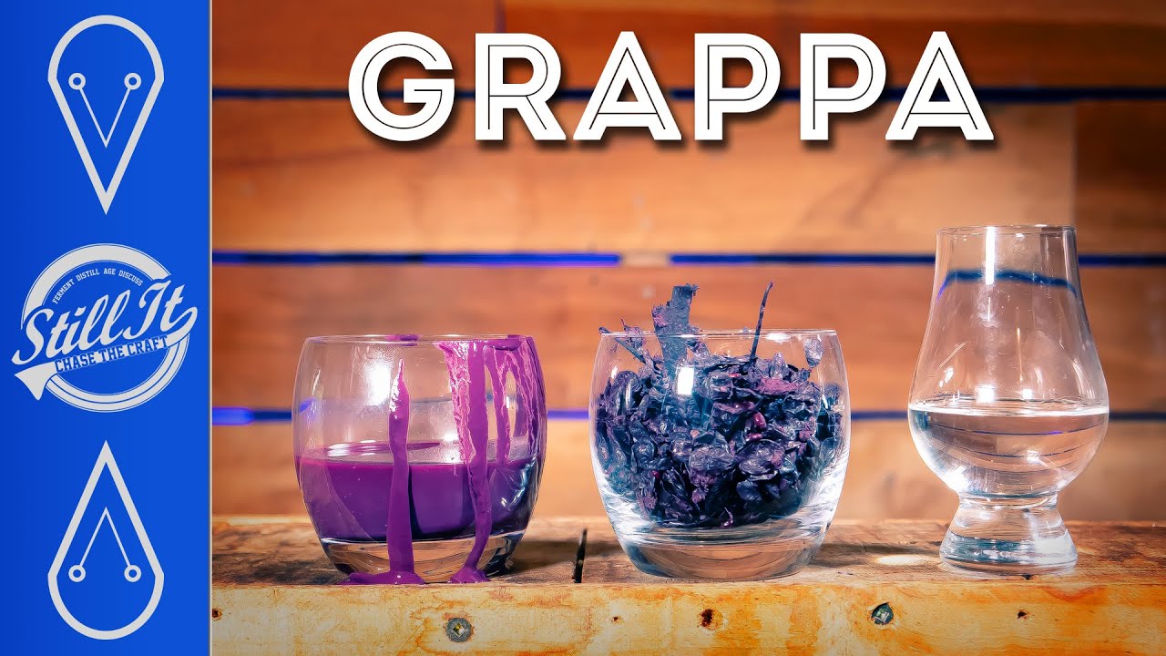 Making Grappa From Lees And Must