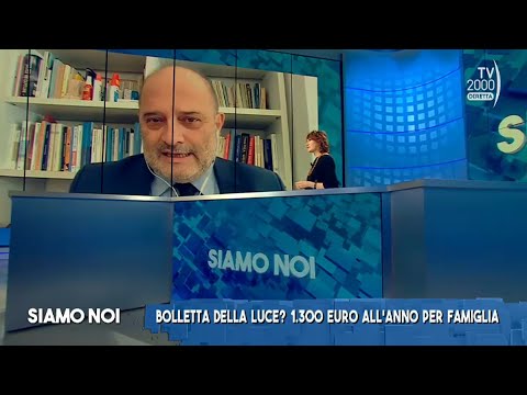 Siamo Noi, 30 settembre 2022 - Bolletta della luce, 1300 ero all'anno per famiglia