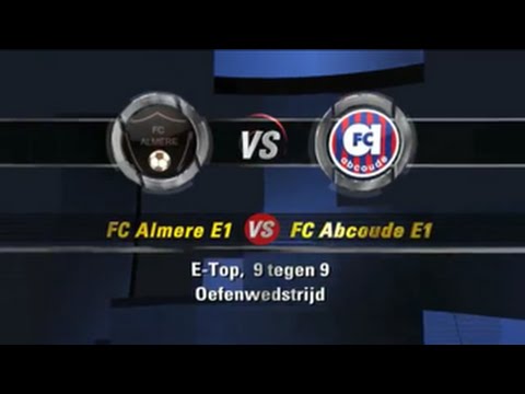 FC Almere E1 - FC Abcoude E1 - 2014