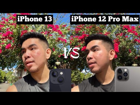 iPhone 13 or iPhone 12 Pro Max? Which is better? | Camera Comparison (How Big is the Difference?)