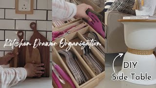 Mr.DIY Haul📜 Organize Drawer Dapur Nampak Lebih Teratur | DIY Budget Friendly Side Table🎨
