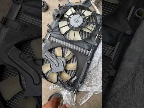 Honda Civic radiator & condenser Replacement #engineproblems #civiclovers #acgascharge #carpart