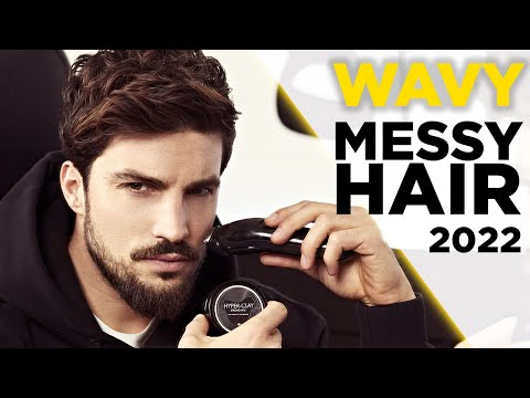 How to style a Wavy Messy Hair (Men 2022 Hairstyle Tutorial)