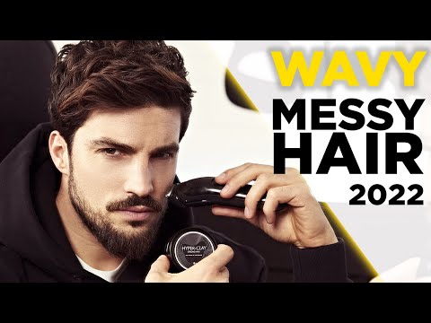 How to style a Wavy Messy Hair (Men 2022 Hairstyle...