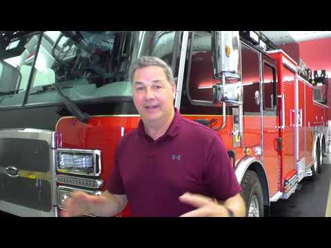 Walk Around of Randolph Fire Department's E-ONE HP 100 Platform - SO144171