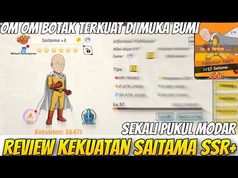INILAH MAKHLUK TERKUAT DIBUMI🔥, SAITAMA SSR+ SEKALI TONJOK MODAR - OPM One Hit One Kill
