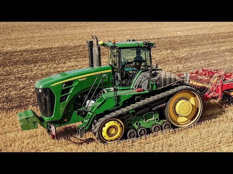 PURE AMERICAN POWER - John Deere 9530T + Vaderstad Carrier 1225XL - Agroservis Višňové