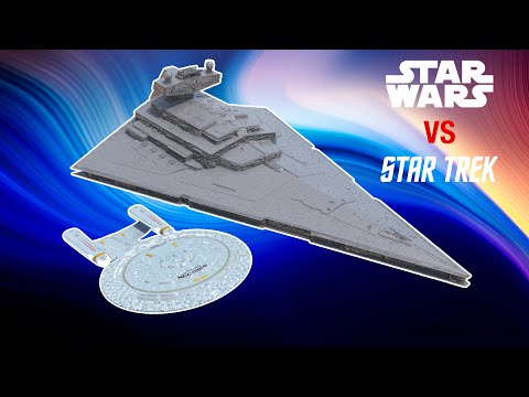 Star Wars vs Star Trek: USS Enterprise-D vs Imperial II Star Destroyer